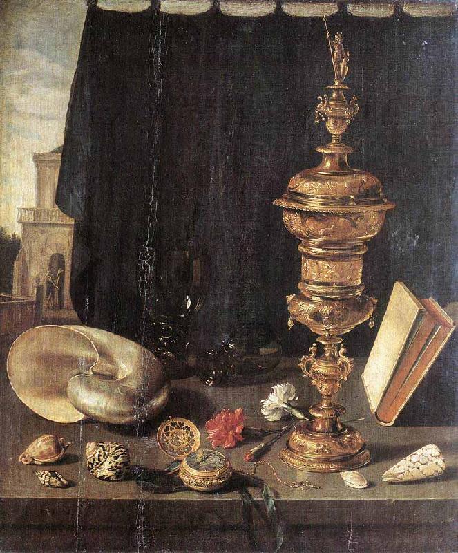 Pieter Claesz Still life with Great Golden Goblet china oil painting image